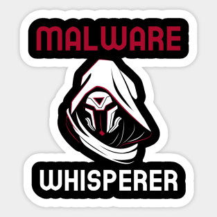 Malware Whisperer Cybersecurity Sticker